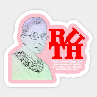 RBG Fight LOVE Sticker